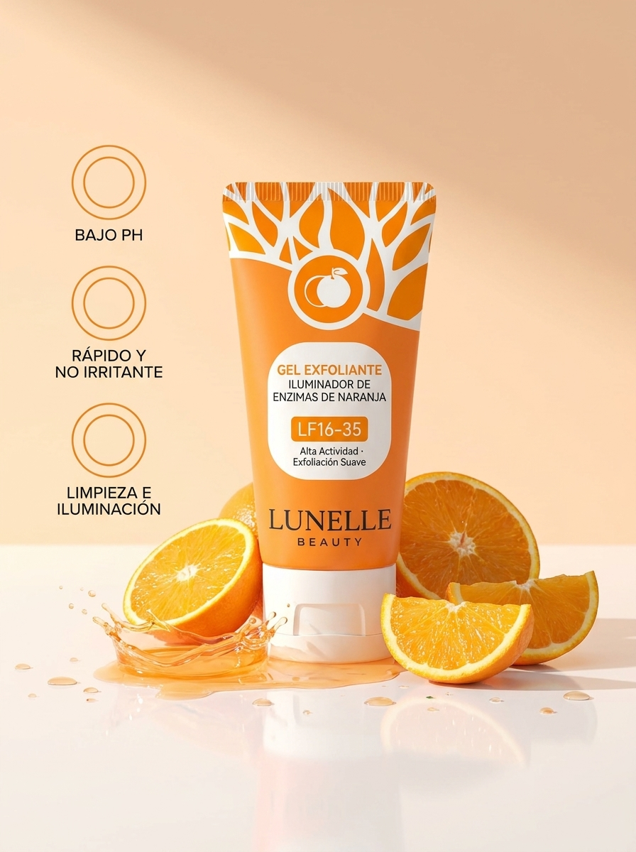 Gel Exfoliante con Enzimas Cítricas