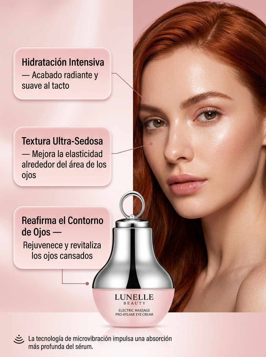Crema Contorno de Ojos con Masaje Eléctrico
