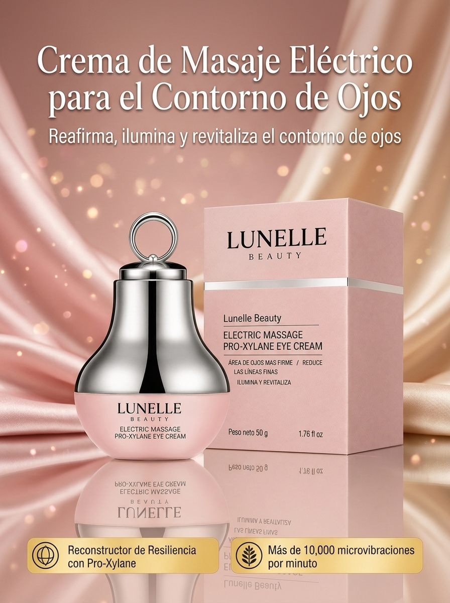 Crema Contorno de Ojos con Masaje Eléctrico