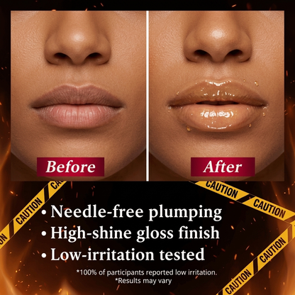 Brillo labial voluminizador picante