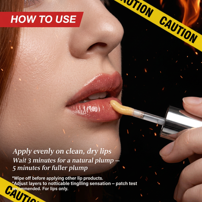 Brillo labial voluminizador picante