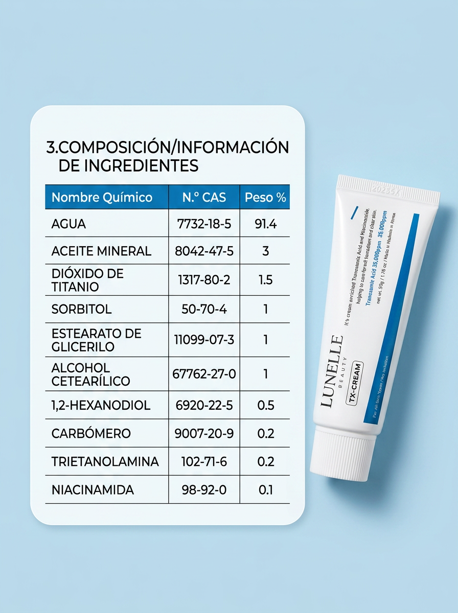 Crema Unificante con Ácido Tranexámico